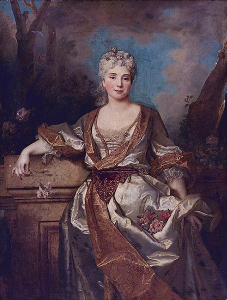 Nicolas de Largilliere Jeanne-Henriette de Fourcy oil painting image